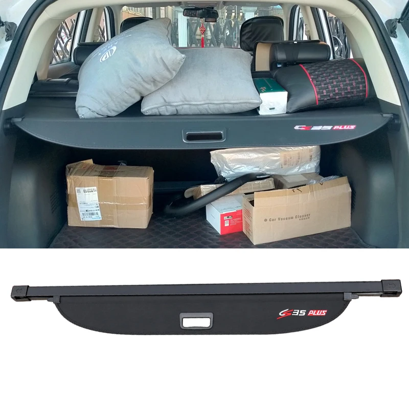For Changan CS35plus Retractable Cargo Cover Waterproof Trunk Organizer Car Storage Rack for SUV Rear Protection