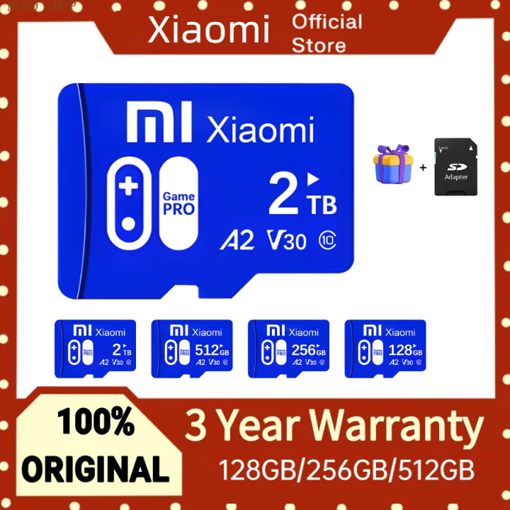 Xiaomi Micro Tarjeta sd 2TB karta pamięci SD 1TB 512GB Mini karta TF do telefonu TF karta SD 256GB 128GB V30 karta Flash Cam do telefonu