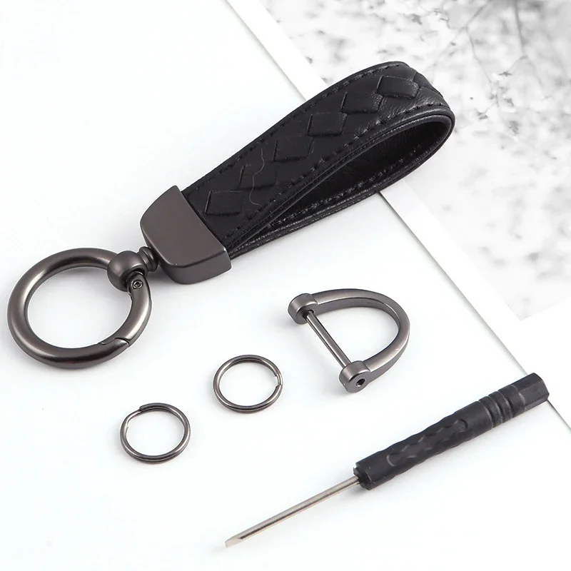 Luxury Lambskin Car Key Chain, High-Quality Gift