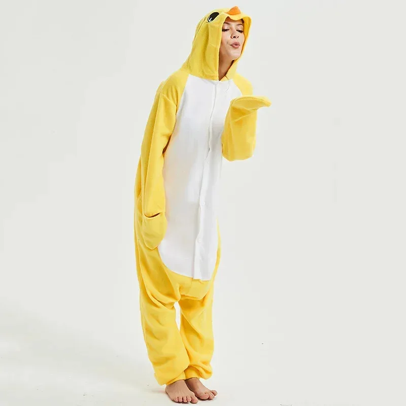 chuangminghangqi Pyjama voor dames, jumpsuit, kleding, romper, dames, fleece, uniseks, dierenkostuum, homewear, party, onesie, Capybara, M Extra Tall