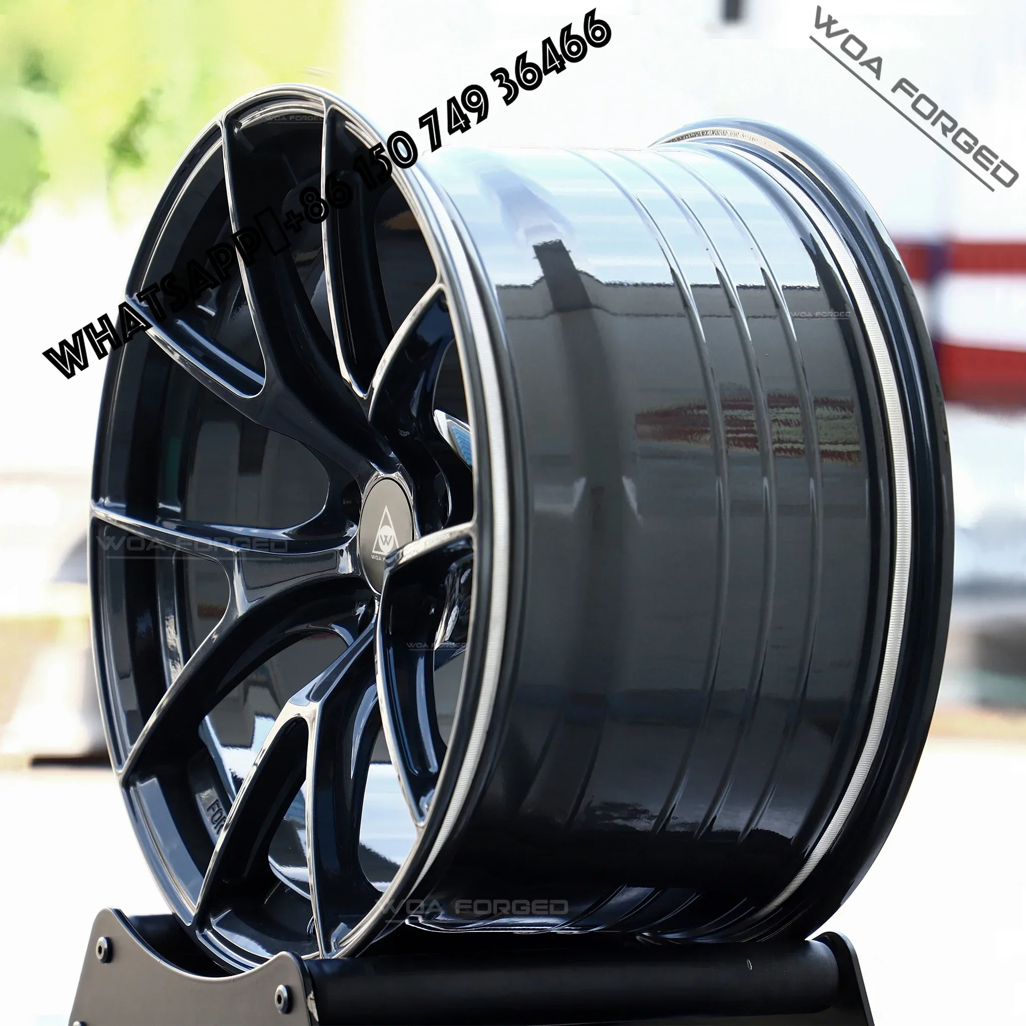 6061-T6 New Chrome Brushed Forged Concave Deep Dish Car Wheels VS5RS for AUDI Tesla Rim Spoke Wire 5x114.3/5x130/5x120 4
