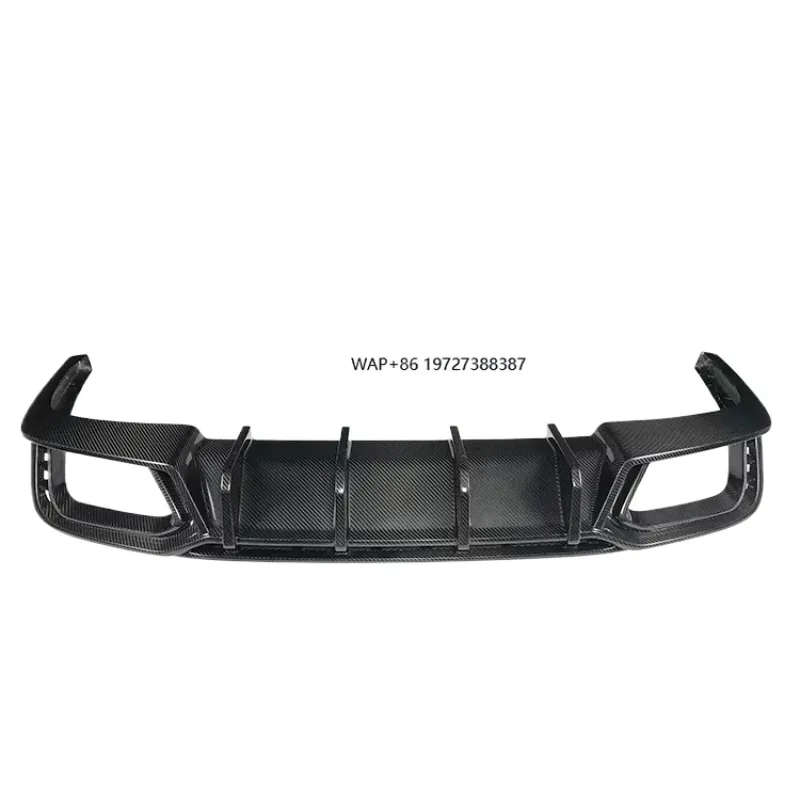 2019 Hot Selling B10 Style Dry Carbon Fiber Rear Diffuser Rear Lip For S4 High Performance Aerodynamic Body Kit