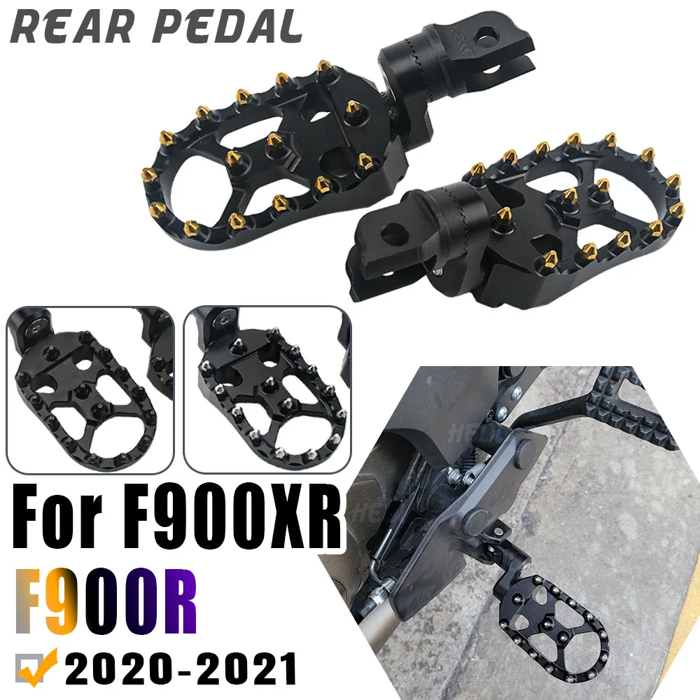 

Подножки для мотоцикла спереди 360° ° Вращающиеся подножки для водителя, педаль для BMW F900R F900XR F900 XR f900r, регулируемая подставка для ног водителя