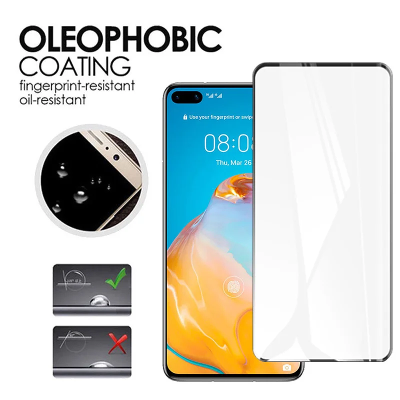 9D Screen Protector for Huawei P40 cristal huawei p40 lite tempered glass for huawei p40 lite 5g mica huawei p40 lite E lamina huawei p40