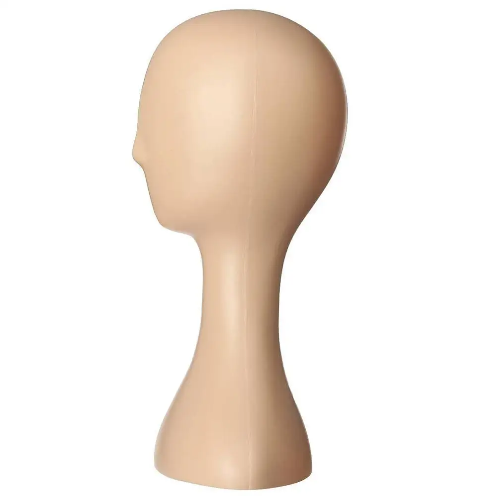 Head Model Fadeless Smooth Surface Plastic Abstract Mannequin Head Wig Hair Display Stand for Shop Face Mannequin Manikin Head