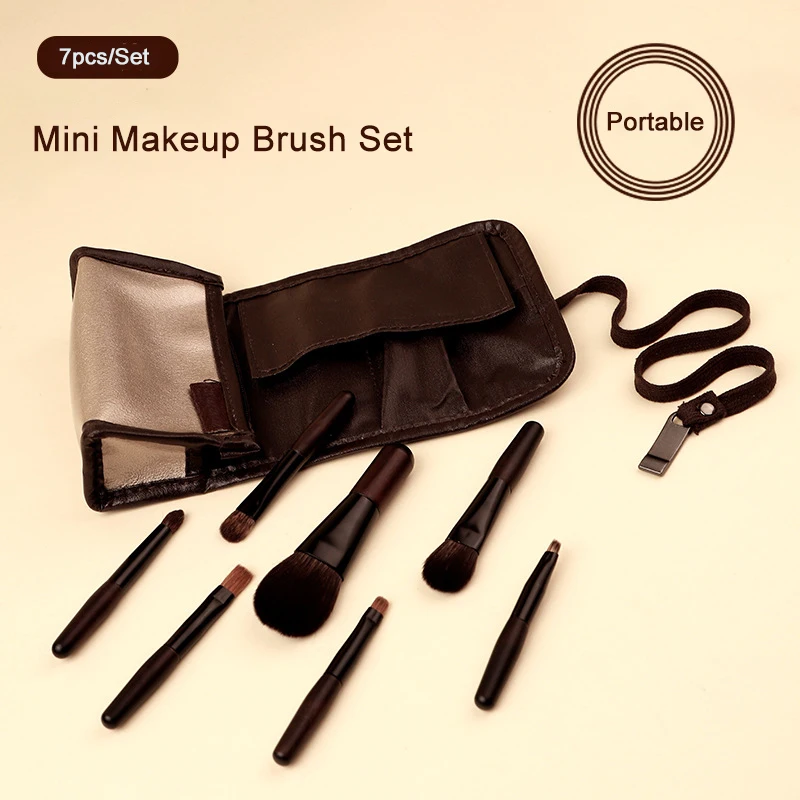 Mini Cosmetic Brushes Set Professional Makeup Brush Beauty Soft Hair Foundation Concealer Eyeshadow Powder Brushes For Women