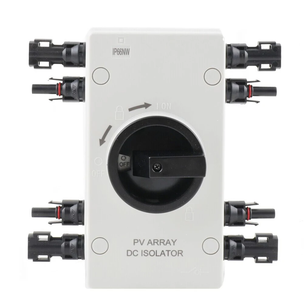 

Photovoltaic Electrical Isolator Solar Switch PV Photovoltaic DC Switch 1000V 32A 4-Pole UL94V-0 Outdoor Waterproof IP66