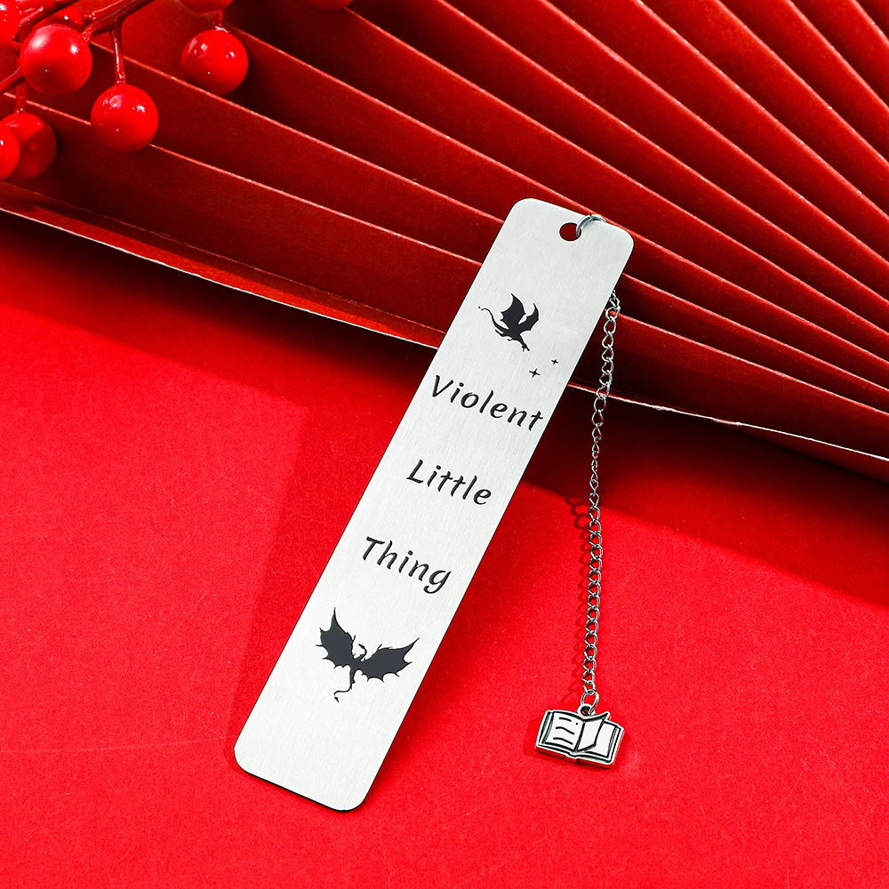 

1Pcs Black Dragon Flying Bookmarks For Book Lovers Free Flying Symbol Metal Bookmarks For Friends Family Reading Markers