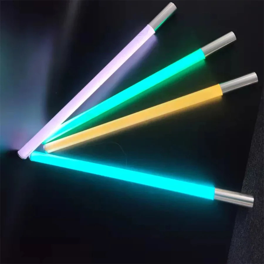 60/80CM Handheld LED Strobe Baton Light LED Glow Sticks Flashing Glow Wands LED Strobe Stick for Party Bar Nightclub Decor