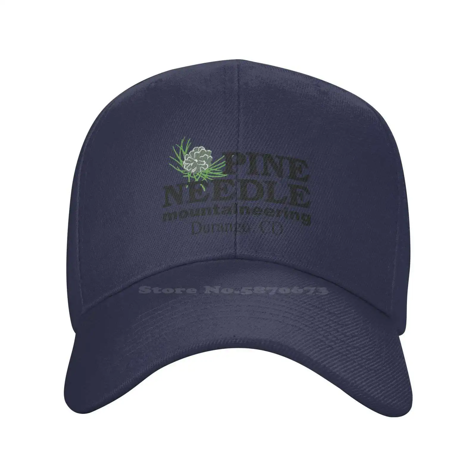 Pine Needle Logo Print Graphic Casual Denim cap Knitted hat Baseball cap