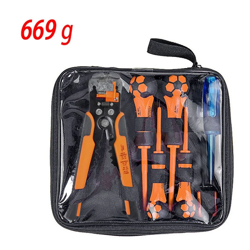 Insulating Electrician Wire Stripper Screwdriver Combination Set Strong Magnetic And High Hardness Home Screwdriver Durable