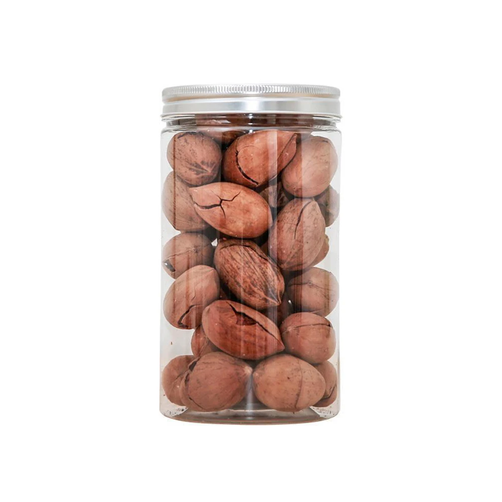 Aluminum Sealed Cans Food Grade Pet Empty Plastic Bottles Thickened Transparent Wide Mouth Snack Candy Container Storage Bottles