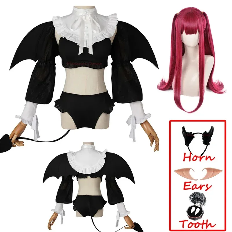 CyAnime Rizu Kyun Cosplay Costume My Dress Up Darling Cosplay Kitagawa Marin Bikini Cosplay Costume Kuroe Shizuku Wig