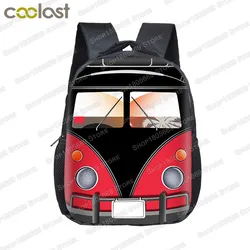 12 pollici Del Fumetto Auto/Carro Armato/Aereo/Barca Stampa Zaino per I Ragazzi I Bambini Borse Da Scuola Bambino Piccolo Zaino Del Bambino I bambini Bookbag