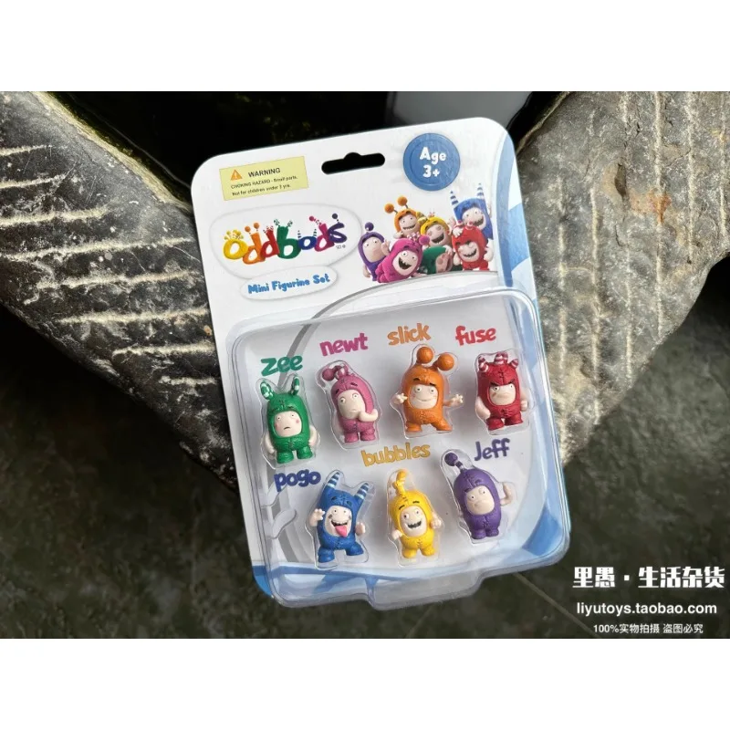 Oddboeds Figure Zee Newt Slick Fuse Jeff Bubbles Pogo Mini Doll Ornaments Accessories Collection Children Toy