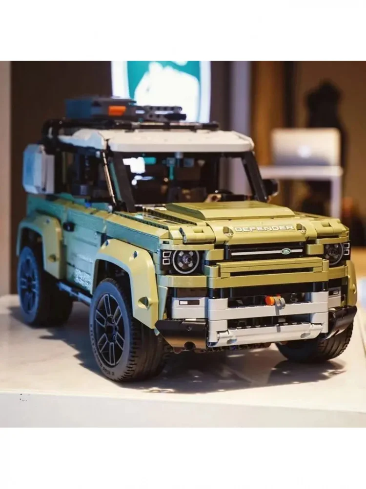 2573-teiliger 1:8 Technischer Defender Offroad-Bausatz, SUV-Fahrzeug-Bausteine, Spielzeug-Geschenk für Kinder