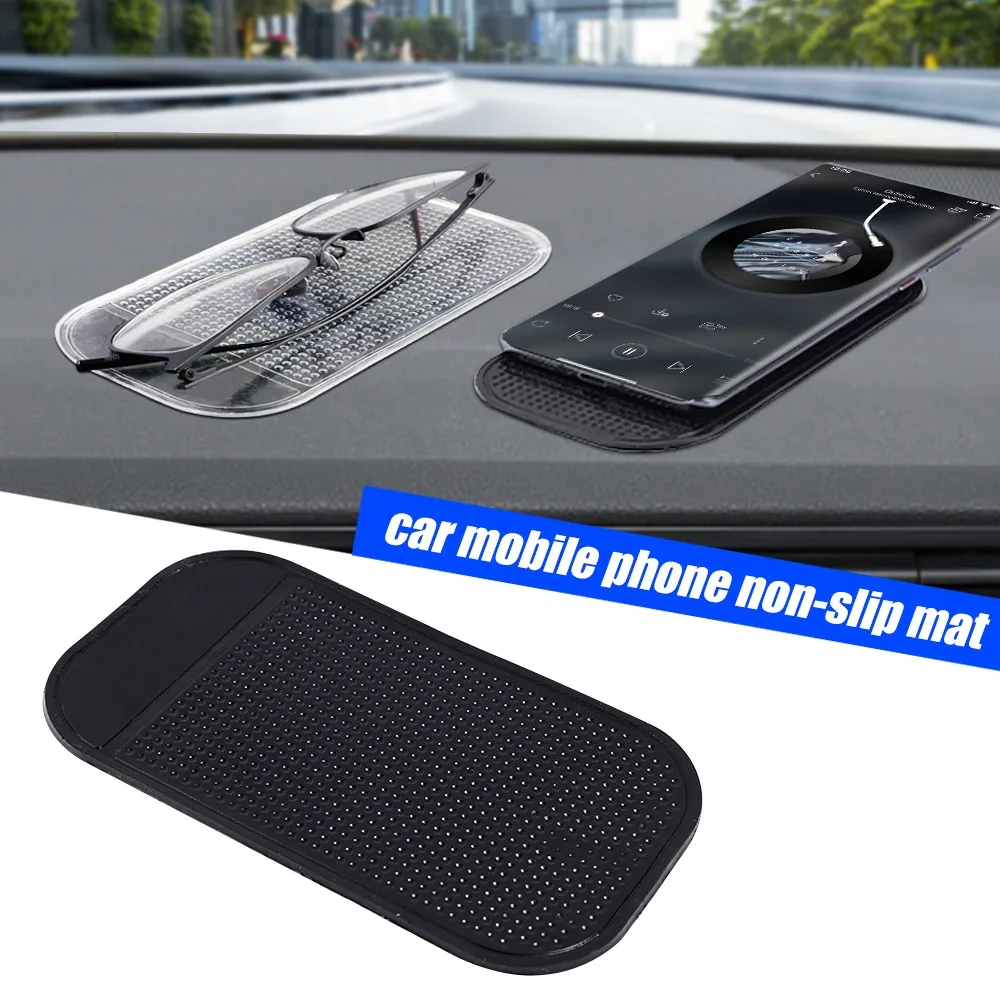 1-4Pcs Car Dashboard Anti-slip Mat Mobile Phone Holder Anti Slip Silicone Pad Mat for Sunglasses Keys Car Interior Accessories