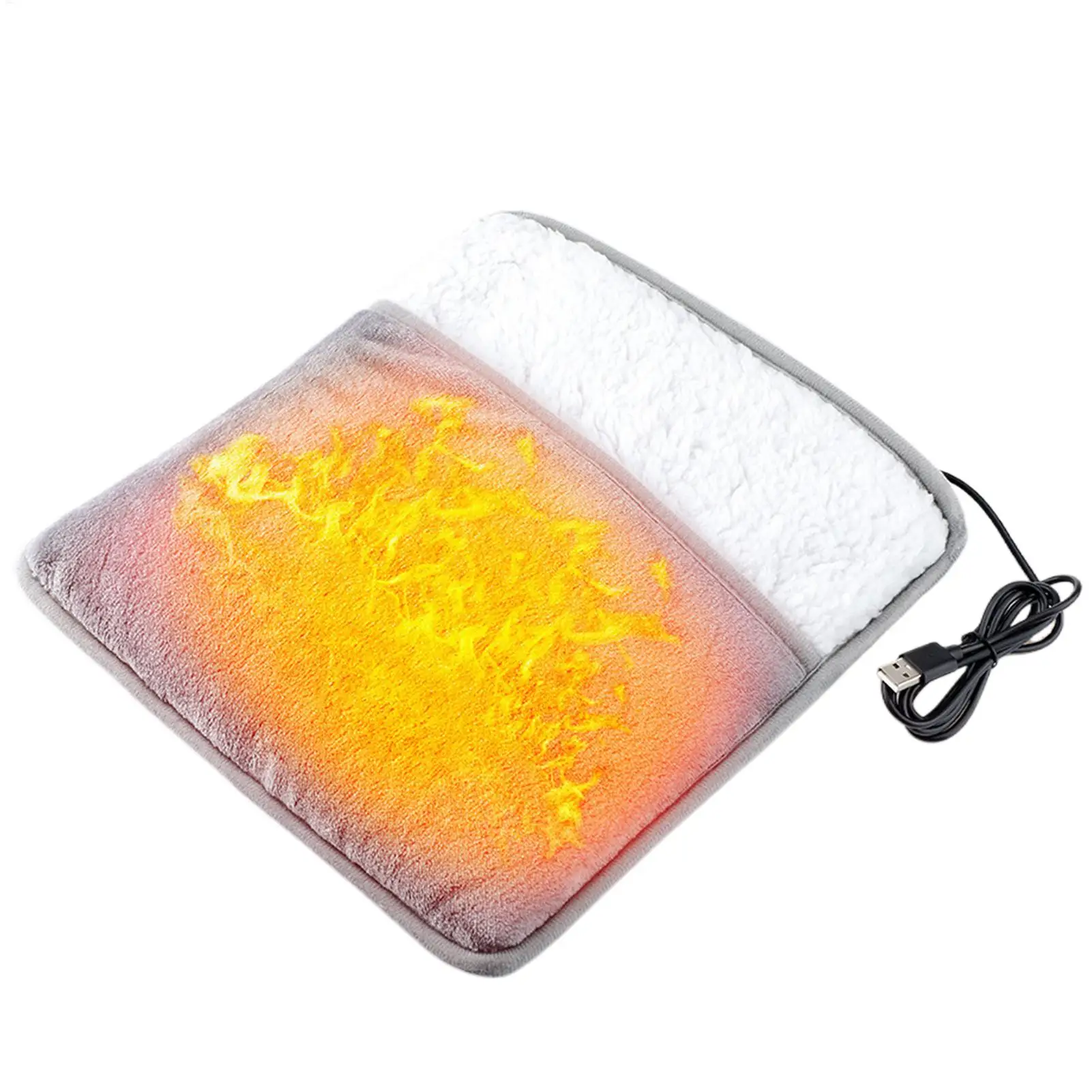 تسخين سريع لتدفئة القدمين، غطاء ناعم سريع، وسادة تدفئة للأقدام لغرفة النوم، مكتب داخلي، استرخاء يومي، منزل شتوي #5
