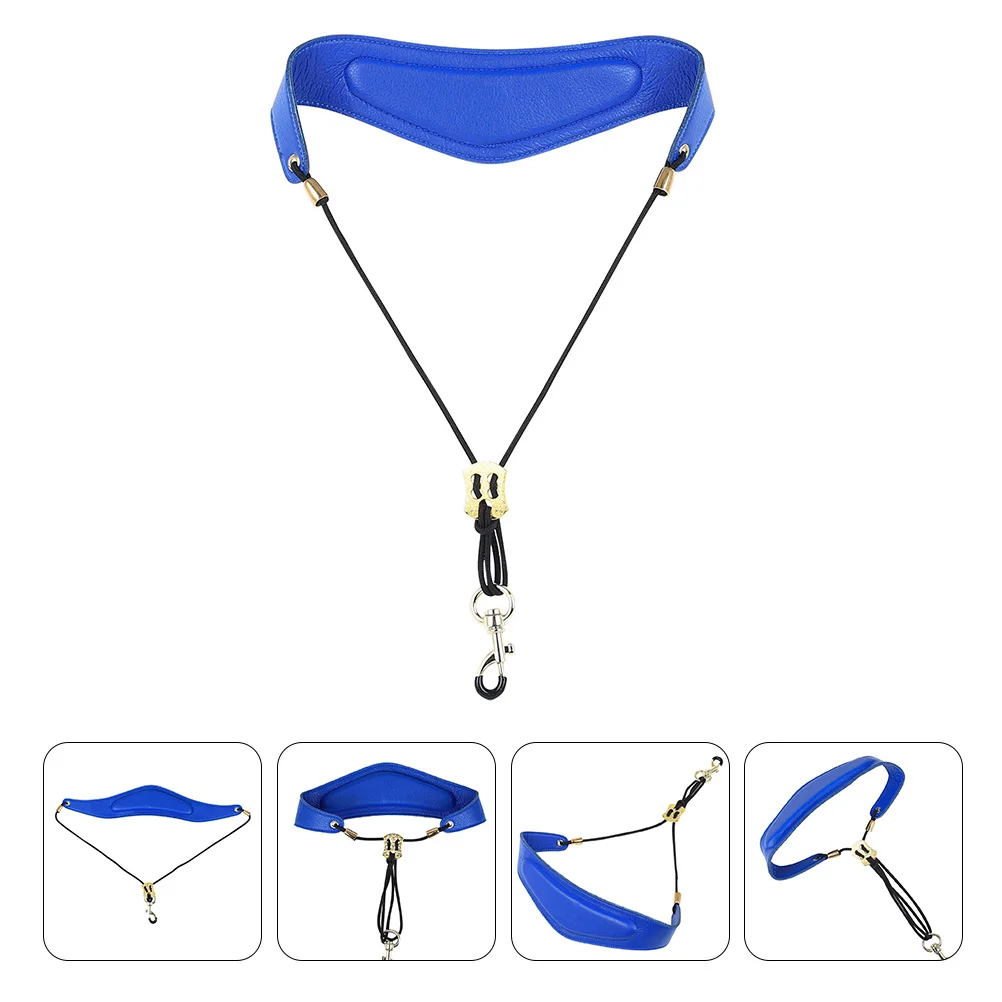 

Neck Strip Saxophone Strap Musical Instrument Straps Alto Tenor Adjustable Blue Harness Miss