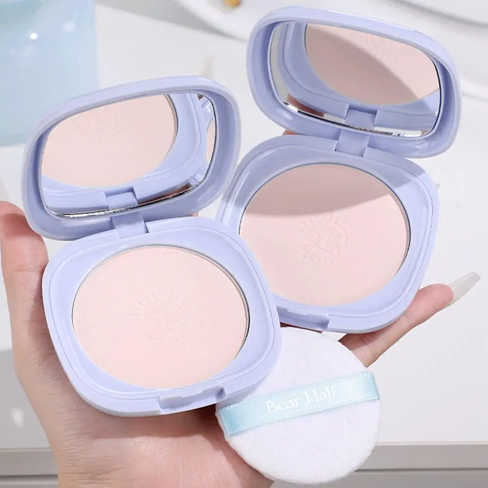 SPF35 Sonnenschutzpulver, kosmetisches Gesichtspuder, ölkontrollierend, gepresster Concealer, Make-up, wasserfest, mattes Pulver, langlebig, B5L1