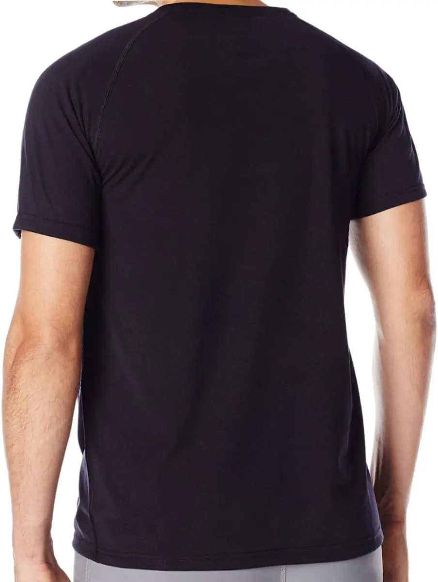 T-shirt da uomo ad asciugatura rapida con logo Roger Federer Platinum nera