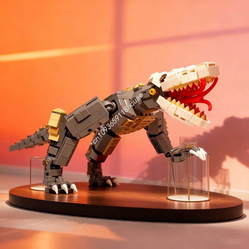 

632 шт. MOC Kaiju Череп Гусеничный Модель Строительные Блоки Сборка Рождественский Подарок DIY Творческая Идея Игрушка Образовательный Кирпич Дети День Рождения