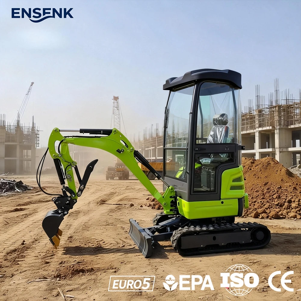 

Mini Excavator 0.8Ton 1.7Ton Multifunctional Construction 1.8Ton 2.0Ton Kubota Engine Digger Tools Europe EPA Euro 5 CE Certifi
