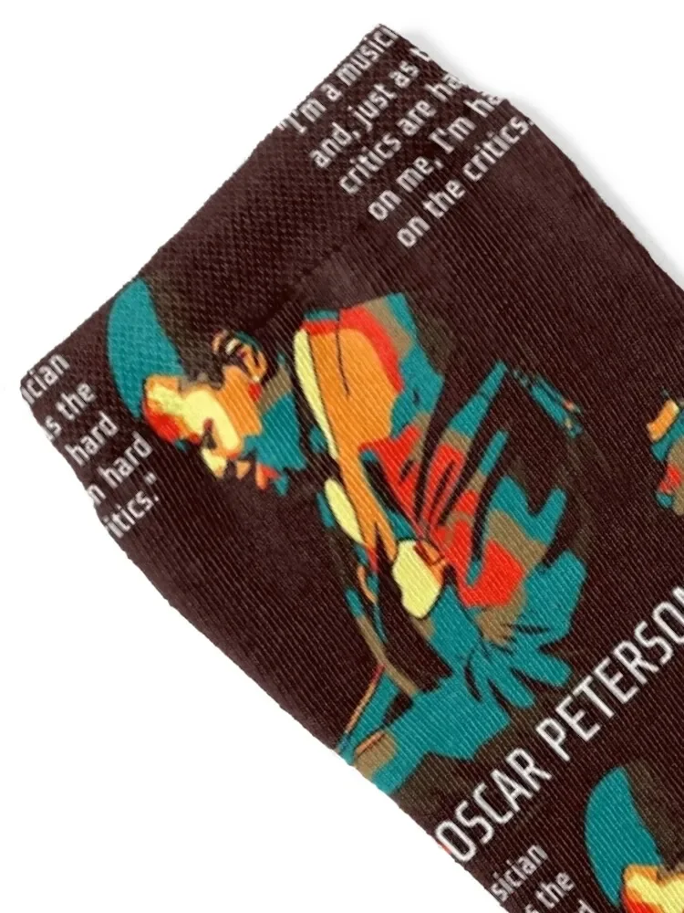 Oscar Peterson Socks japanese fashion Children's Socks Woman Men's