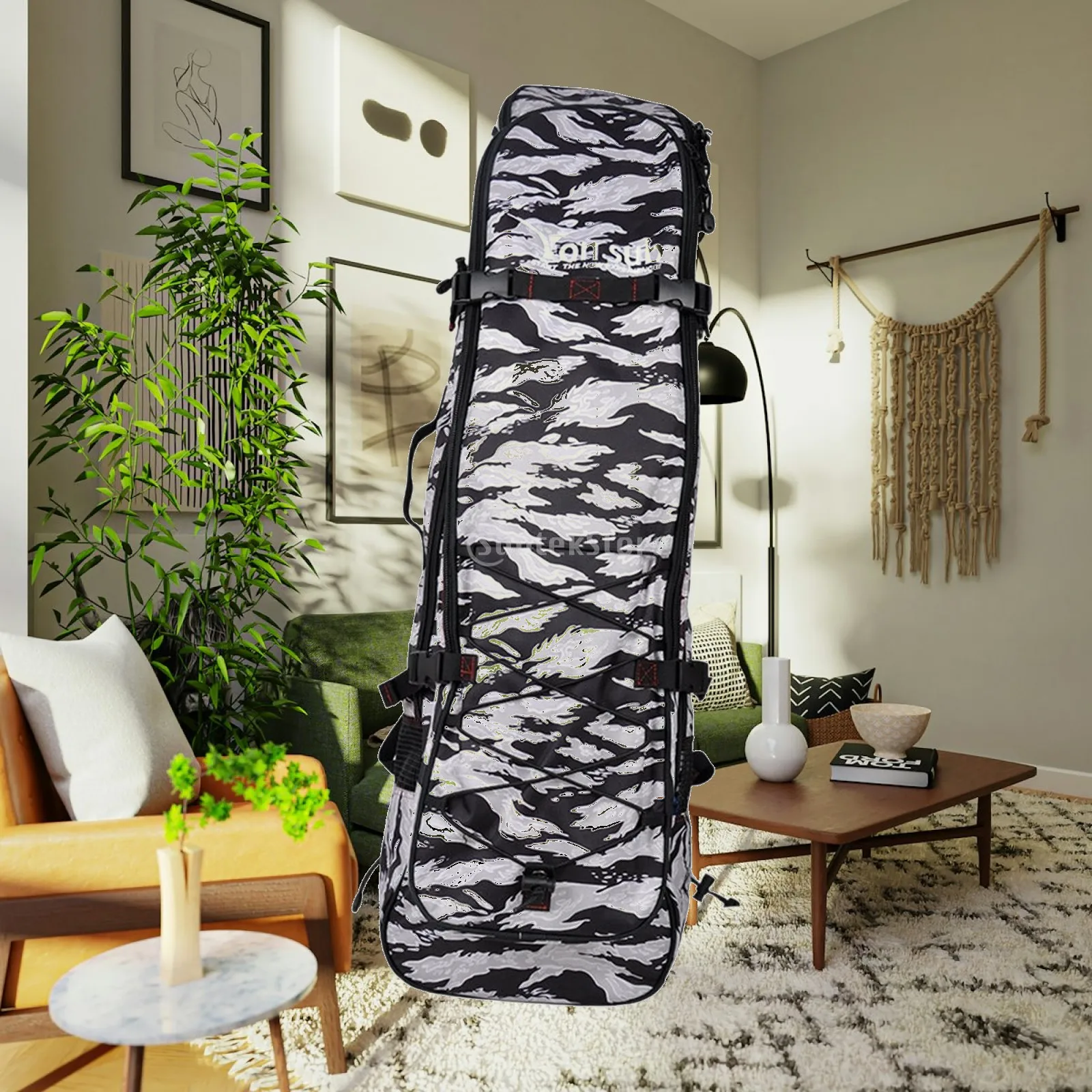 

Spearfishing Fins Storage Bag Mesh Compartment Backpack for Diving and Snorkeling Beach Travel Kit