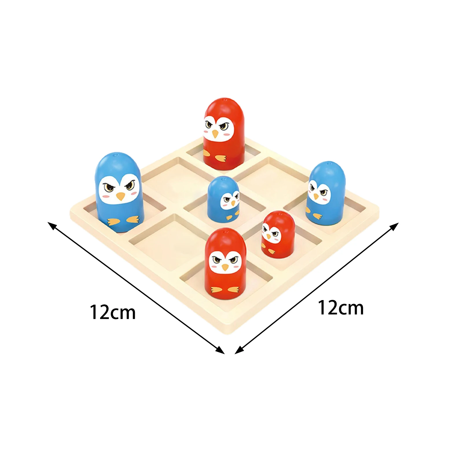 Tic TAC Toe 게임 엔터테인먼트 야간 활동, 어린이 성인, 4-8 세 체커 게임, 실내 야외 장난감, 가족 게임