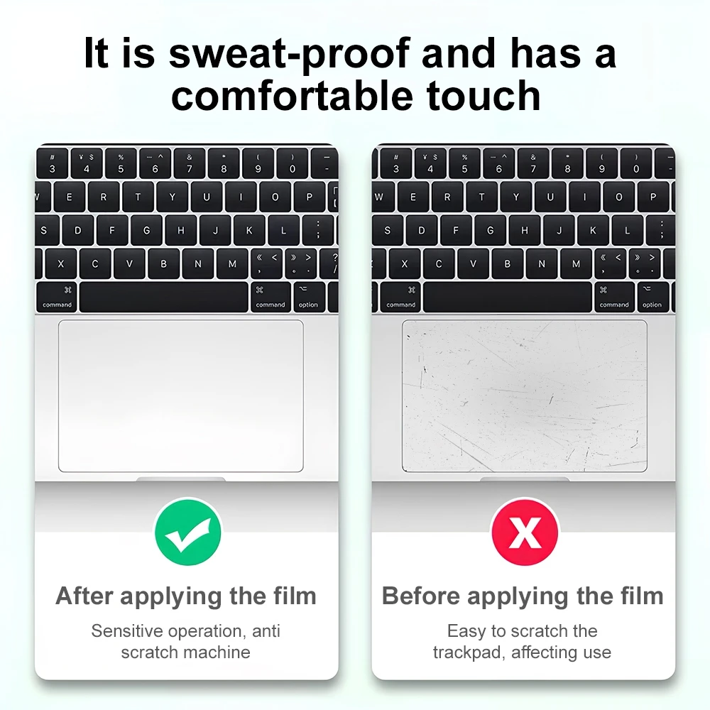 Laptop Touchpad Protective Film Sticker For MacBook Air Pro 13.3 13.6 14.2 15.3 16.2 inch Touch Bar Clear Protector Anti Scratch