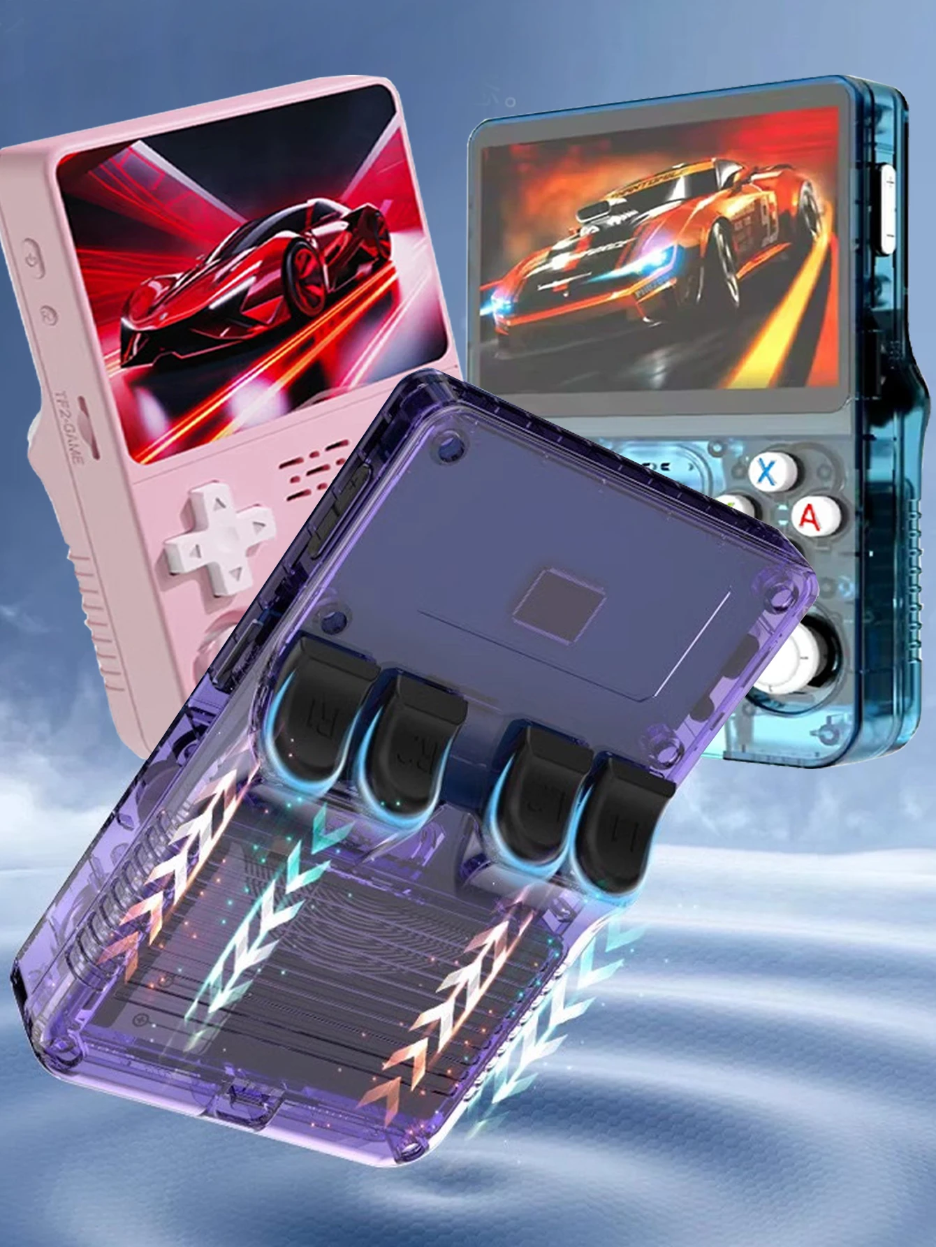 

R36S retro handheld video game 3.5-inch IPS screen R35s Pro portable pocket video player 64 128GB games