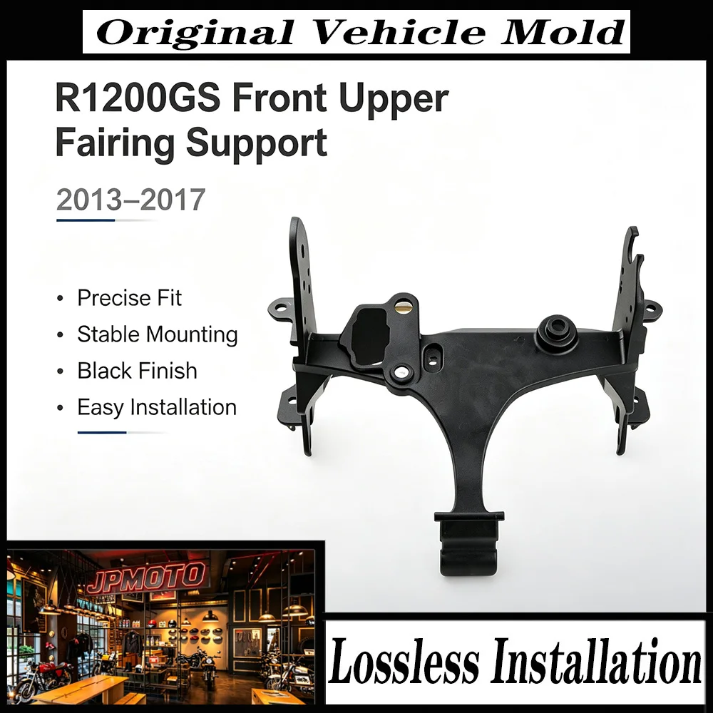 For BMW R1200GS R1200GSA R 1200 GS GSA ADV Adventure 2013-2017 Motorcycle Headlight Fairing Stay Bracket Aluminum Black Kit