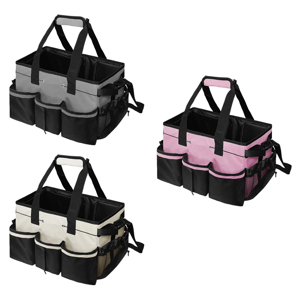 

Cleaning Caddy Bag with Handle Large Cleaning Supplies Organizer Kitchen Cleaning Supplies Storage Bag for Cleaners Housekeepers