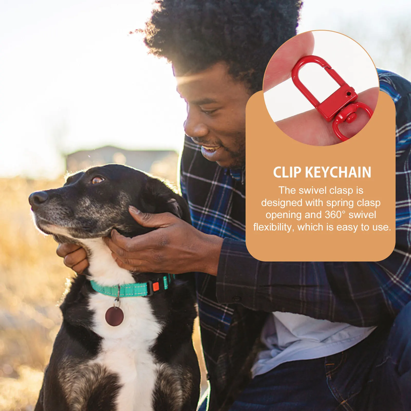 

50Pcs Swivel Keyrings Clasps Zinc Alloy Lobster Claw Trigger Snap Hooks for Keychain Making Lanyard Snap Hooks Clips