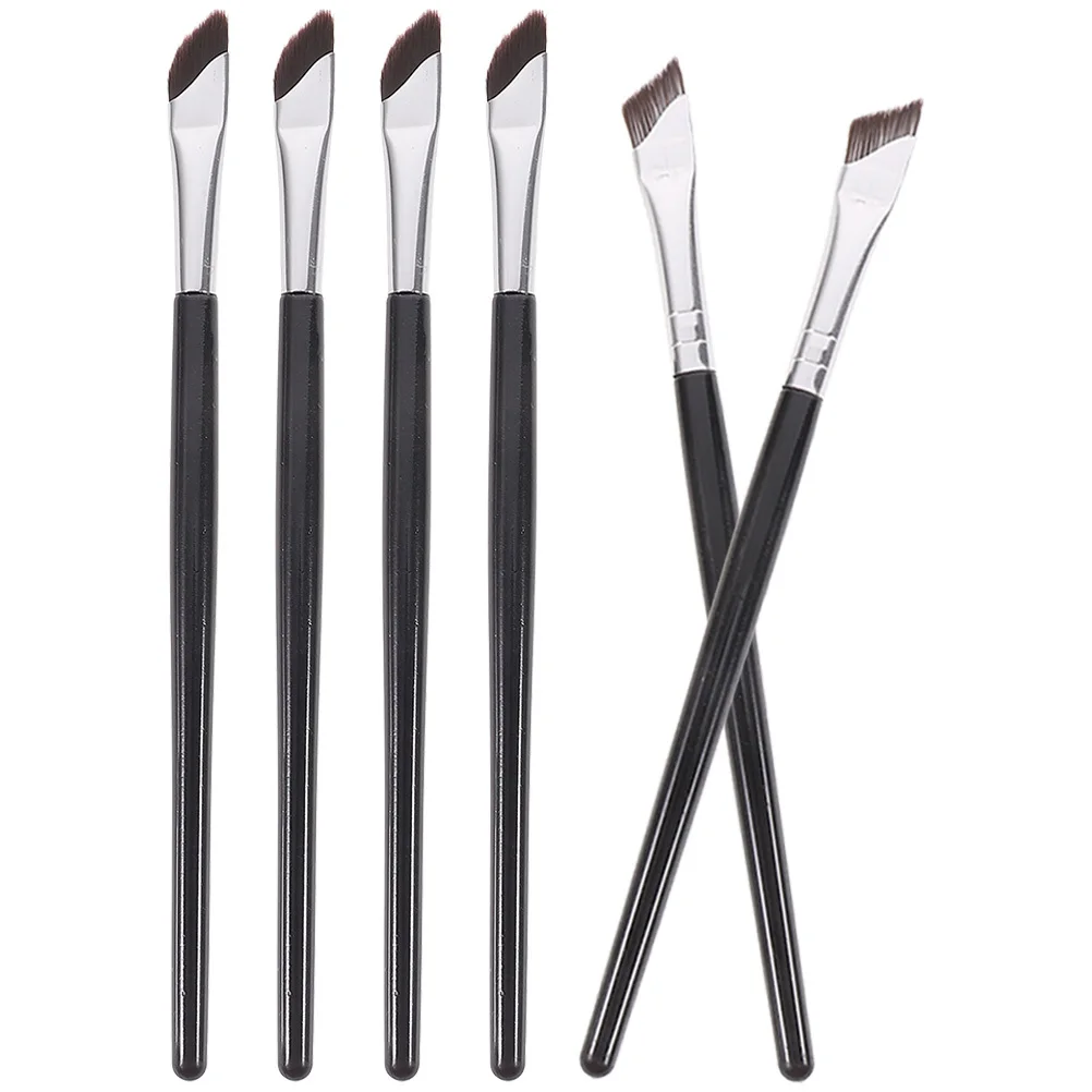 1 set Set di eyeliner angolato Strumenti di trucco di precisione per eyeliner Correttore per sopracciglia Applicazione Pennello per ombretto Pennello per trucco angolato