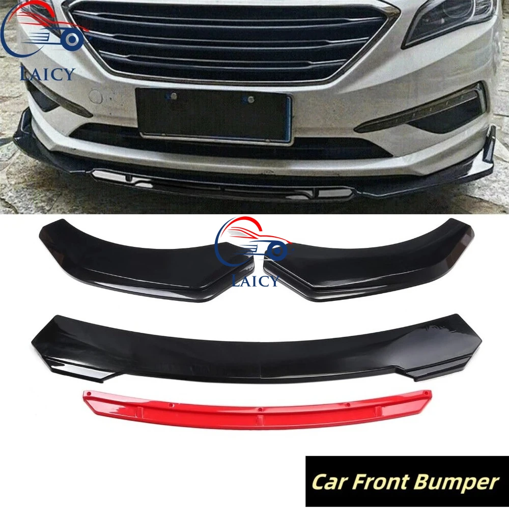 

LAICY For H-yundai Sonata Car Front Body Bumper Lower Spolier Lip Chin Diffuser Splitter Air Dam Kit Protector Guard Cover