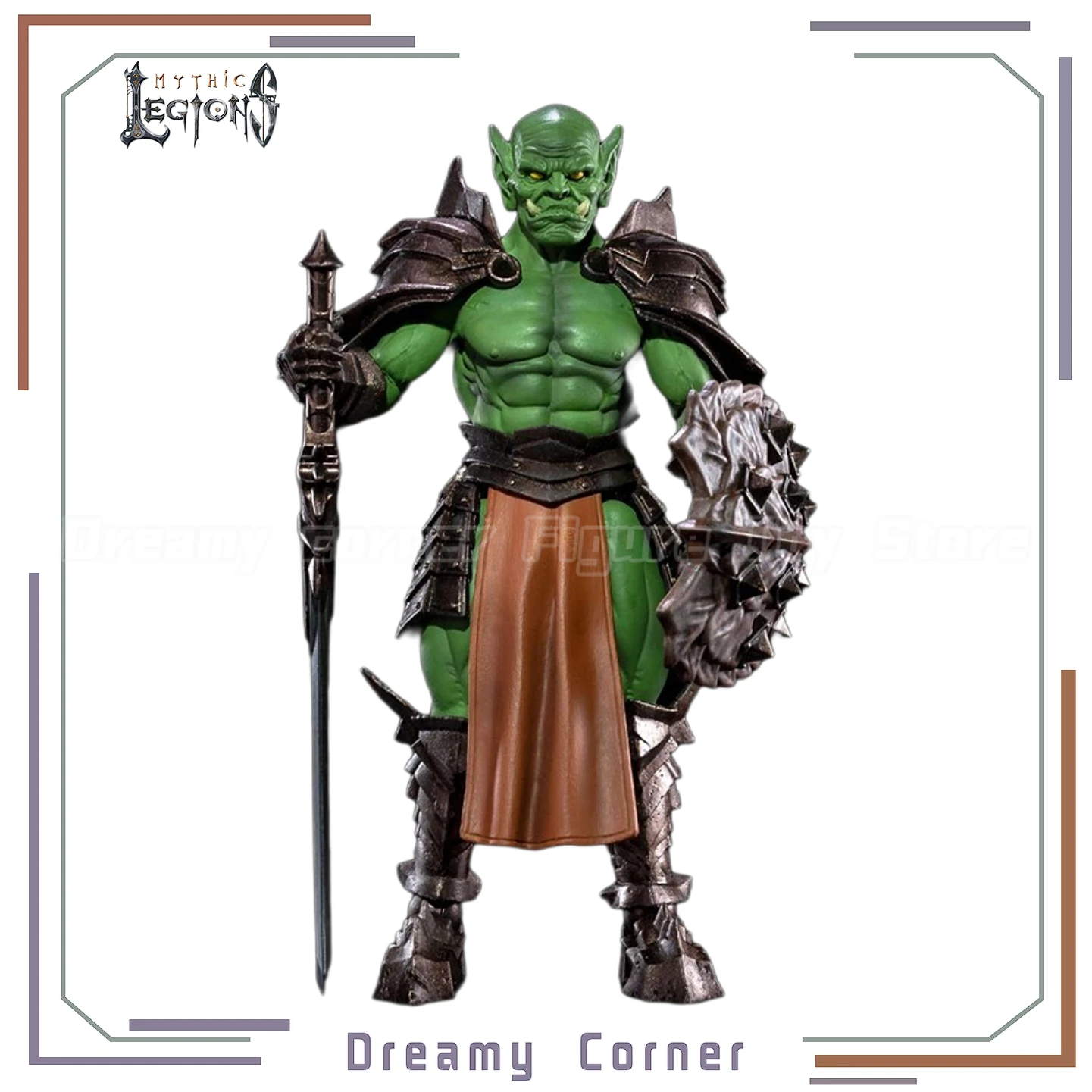 

【In Stock】Original Four Horsemen Studios Mythic Legions Deluxe Male Orc Builder 1/12 Action Figures Toys Ornaments Model