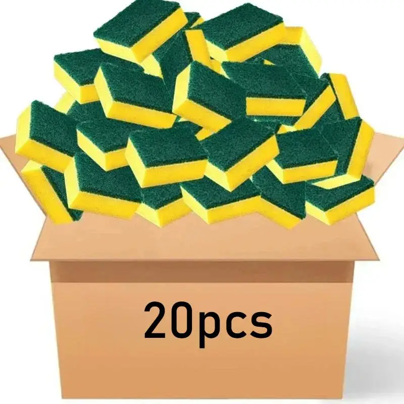 Highly Absorbent Double-Sided Sponge Magic Cleaning Pot Rust Sponge Cleaning Brush Kitchen Cleaning Tool