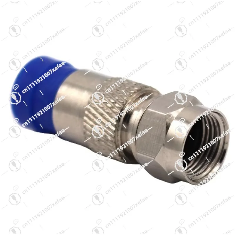Waterproof Compression Connector F Connector RG6 Coaxial Cable Brass Copper Waterproof Coaxial PPC RG6
