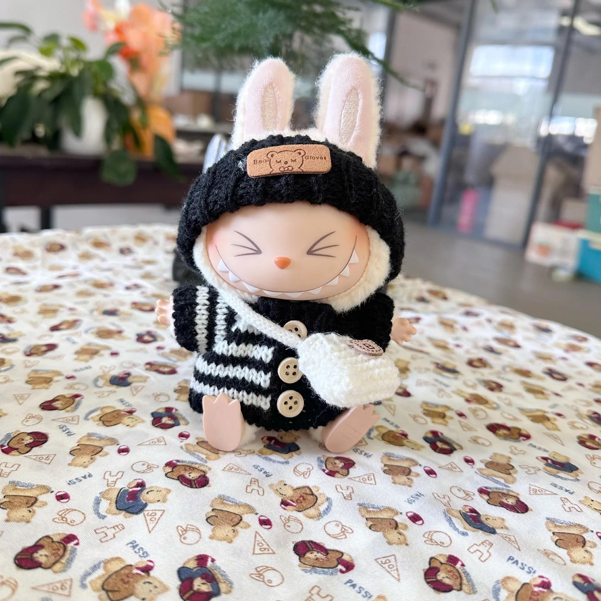 Adatto per vestiti Labubu da 17 cm Tuta carina Gonna vestito V1 V2 V3 Accessori di abbigliamento fai da te Regali creativi per bambini