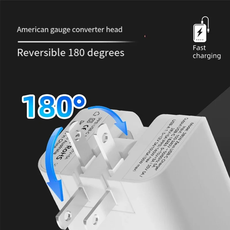 Enchufe de conversión Universal Global, convertidor de enchufe de viaje multifuncional, enchufe Universal PD100W de carga rápida PD140W