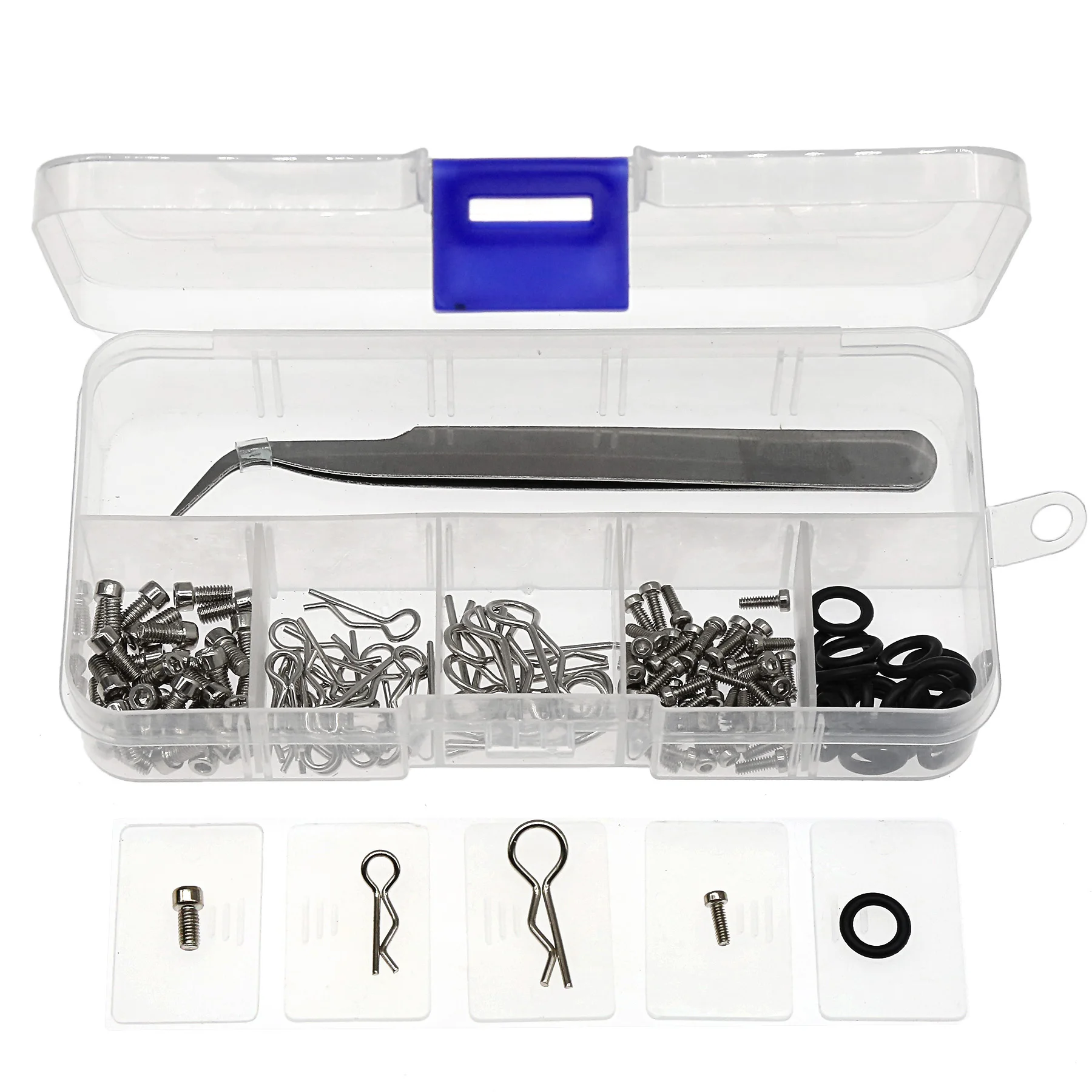 RC نموذج سيارة الطيران نموذج 1/10 التحكم عن بعد قطع غيار السيارات محور عجلات المسمار أداة صندوق