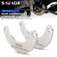 Kit de enlaces de bajada de suspensión trasera para YAMAHA YZF R15 V3 V2 YZF-R125 MT15 MT125, palanca de conexión de cojín de enlace de motocicleta