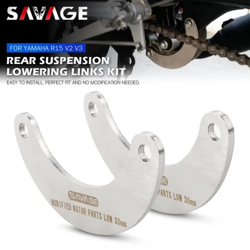 Kit de enlaces de bajada de suspensión trasera para YAMAHA YZF R15 V3 V2 YZF-R125 MT15 MT125, palanca de conexión de cojín de enlace de motocicleta