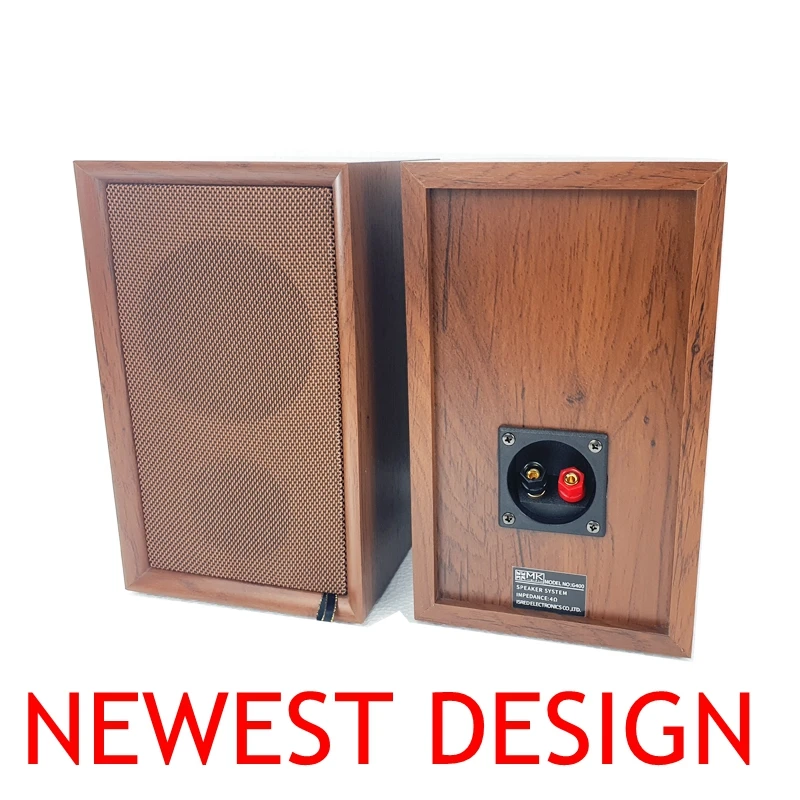 Full Band Speaker UK Retro 4-inch Sound Shelf Box 2.0 Pair Box Home Theater Front End