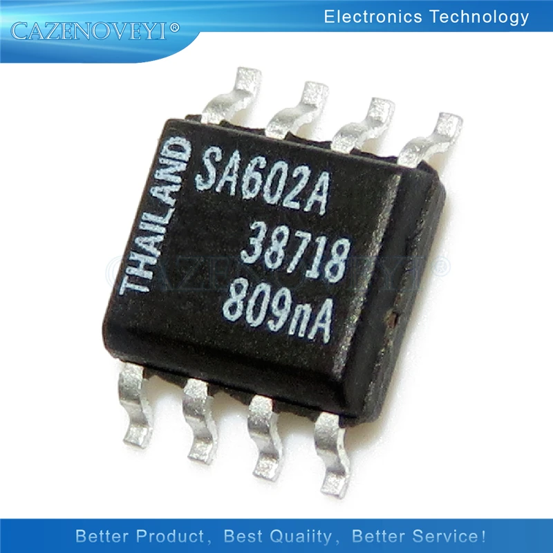 10pcs/lot NE602A SA602A NE602 SA602 SOP-8 In Stock