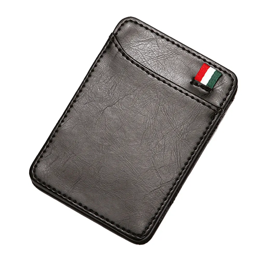 1pc Flip Multi Pocket Creditcardhouder Lichtgewicht reisportemonnee voor heren Autopakket Organizer