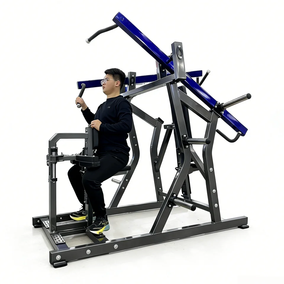 Commercial Iso-Lateral Chest Press and Back Trainer Lat Pulldown Machine Dual Function Upper Body Strength Training Equipment