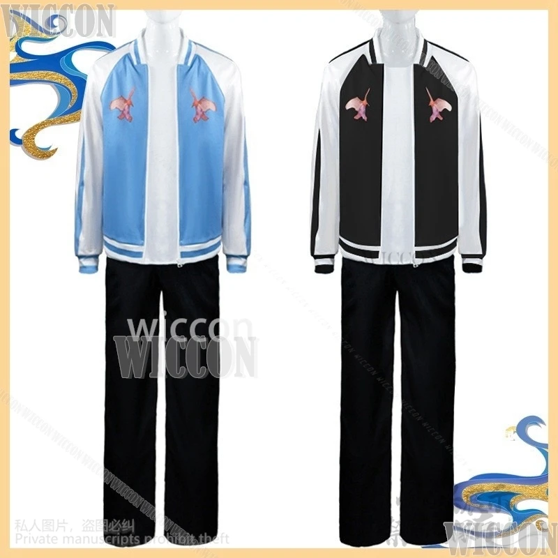 Cheng Xiaoshi Anime Link Click Cosplay Costume Coat Jacket Pants Baseball Stuedent Uniform Wig Outfit Halloween Men Customized